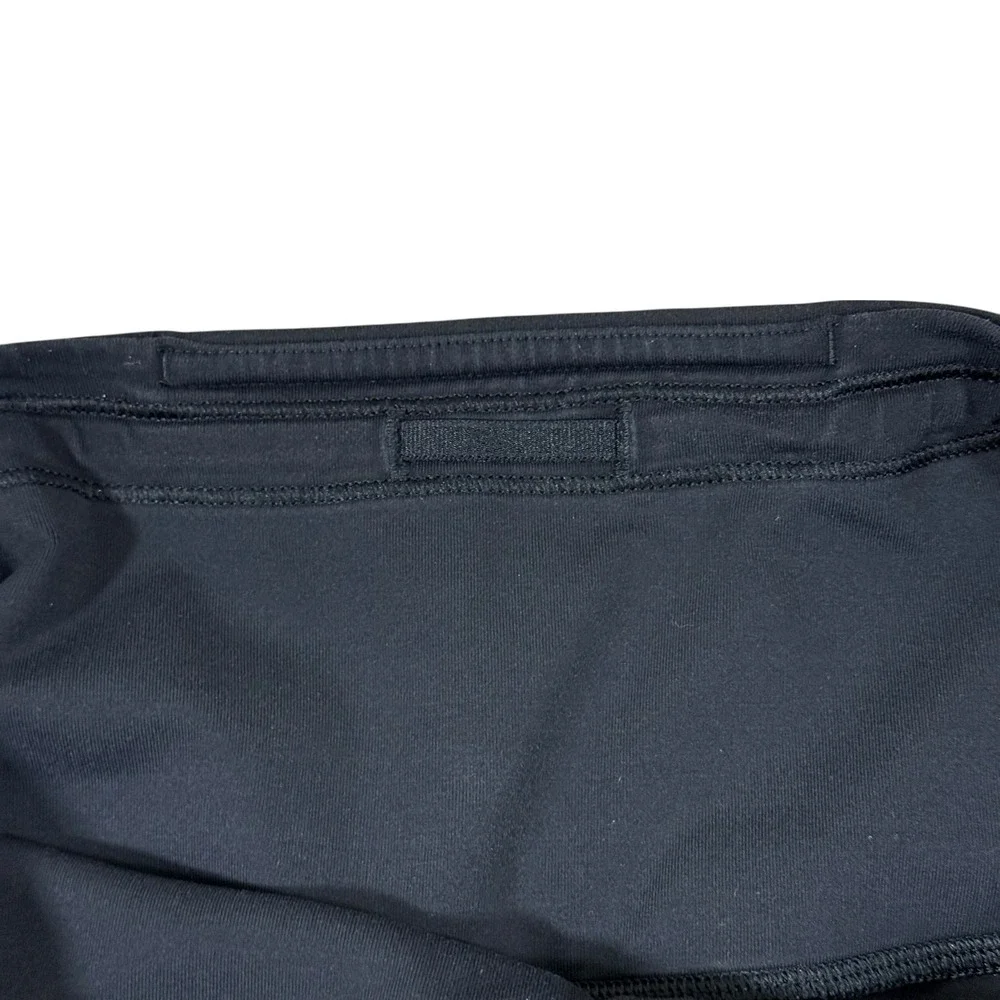 Lululemon Women's Run Inspire Crop‎ II Leggings Black Size 6 Zip Ankle Gym